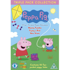 Angličtina pro děti - Peppa Pig - Triple Pack 1 (3x DVD film) + dárek