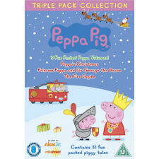 Anglitina pro dti - Peppa Pig - Triple Pack 4 (3x DVD film) + drek
