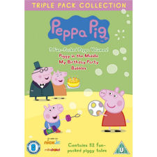 Anglitina pro dti - Peppa Pig - Triple Pack 2 (3x DVD film) + drek